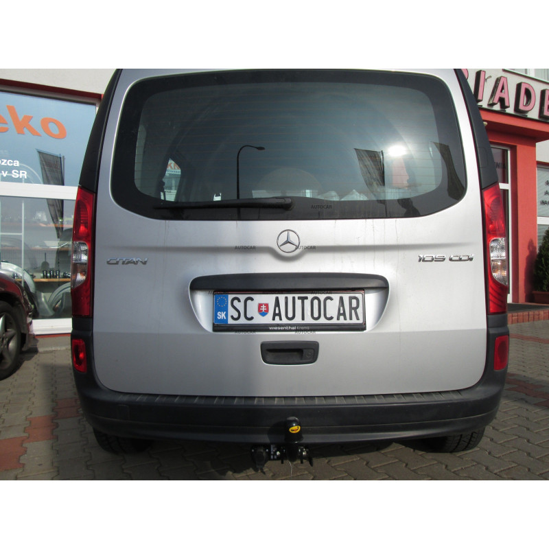 Anhängerkupplung für MERCEDES CITAN -automat–AHK abnehmbar - von 2012/-