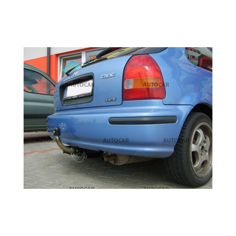 Anhängerkupplung für CIVIC - 3dv. (EG,EH,EJ9,EK1/3/4) - automat–AHK abnehmbar - von 1996 bis 2000