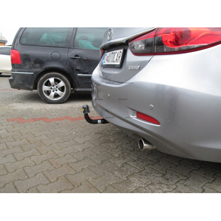 Anhängerkupplung für Mazda 6 - GJ/GL - 4 tür. - automat vertikal–AHK abnehmbar Anhängerkupplung für Mazda 6 - GJ/GL - 4 tür. - automat vertikal–AHK abnehmbar