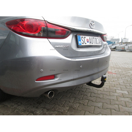 Anhängerkupplung für Mazda 6 - GJ/GL - 4 tür. - automat vertikal–AHK abnehmbar Anhängerkupplung für Mazda 6 - GJ/GL - 4 tür. - automat vertikal–AHK abnehmbar