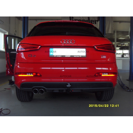 Anhängerkupplung für AUDI Q3- automat–AHK abnehmbar - von 09.2011/- Anhängerkupplung für AUDI Q3- automat–AHK abnehmbar - von 09.2011/-