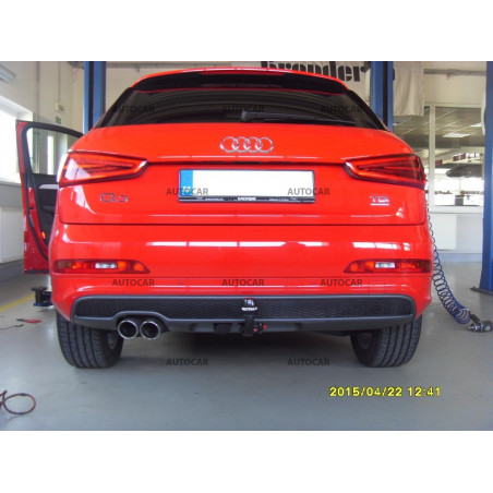 Anhängerkupplung für AUDI Q3- automat–AHK abnehmbar - von 09.2011/- Anhängerkupplung für AUDI Q3- automat–AHK abnehmbar - von 09.2011/-