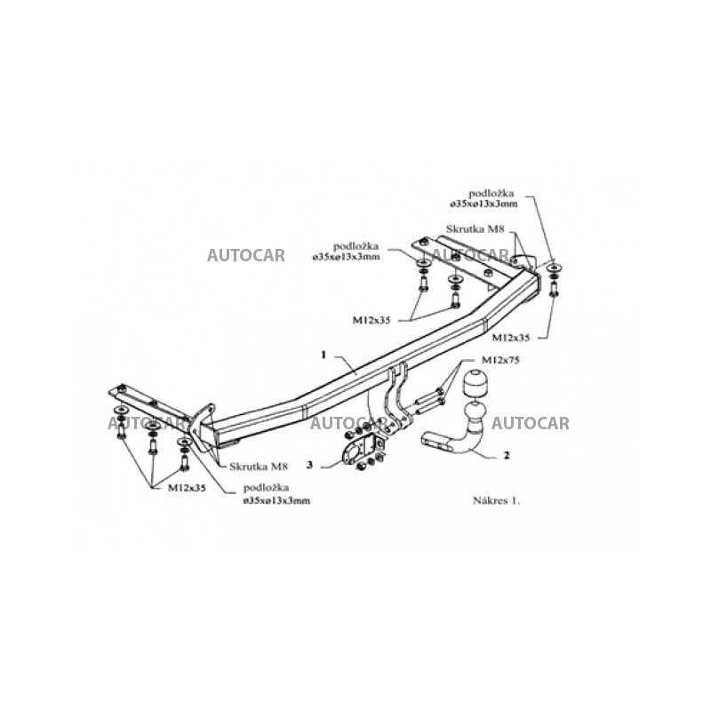 Anhängerkupplung für CIVIC - 5dv - automat–AHK abnehmbar - von 2005/08