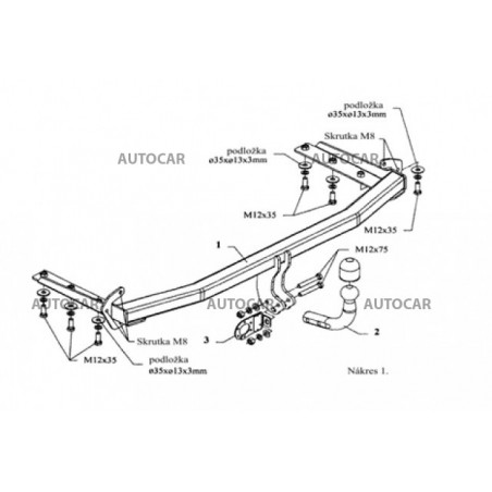 Anhängerkupplung für CIVIC - 5dv - automat–AHK abnehmbar - von 2005/08 Anhängerkupplung für CIVIC - 5dv - automat–AHK abnehmbar - von 2005/08