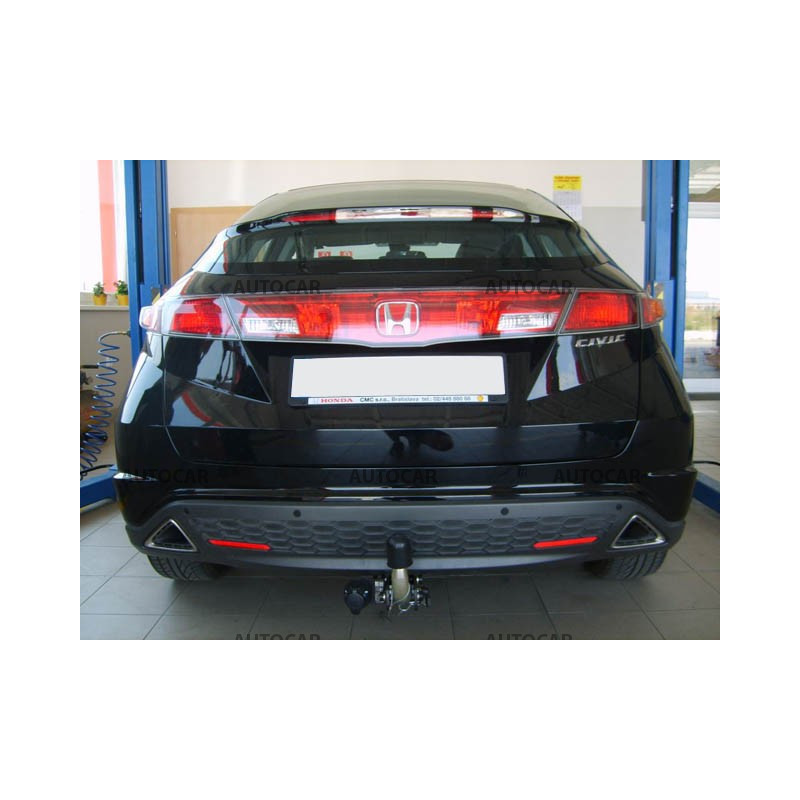 Anhängerkupplung für CIVIC - 5dv - automat–AHK abnehmbar - von 2005/08