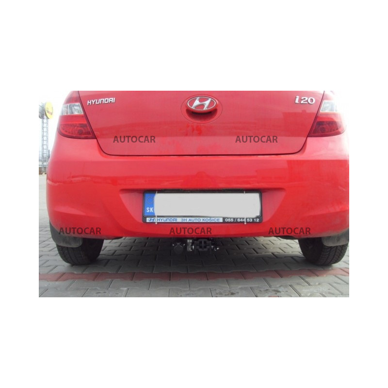 Anhängerkupplung für I 20 - 5 dv - automat–AHK abnehmbar - von 2008