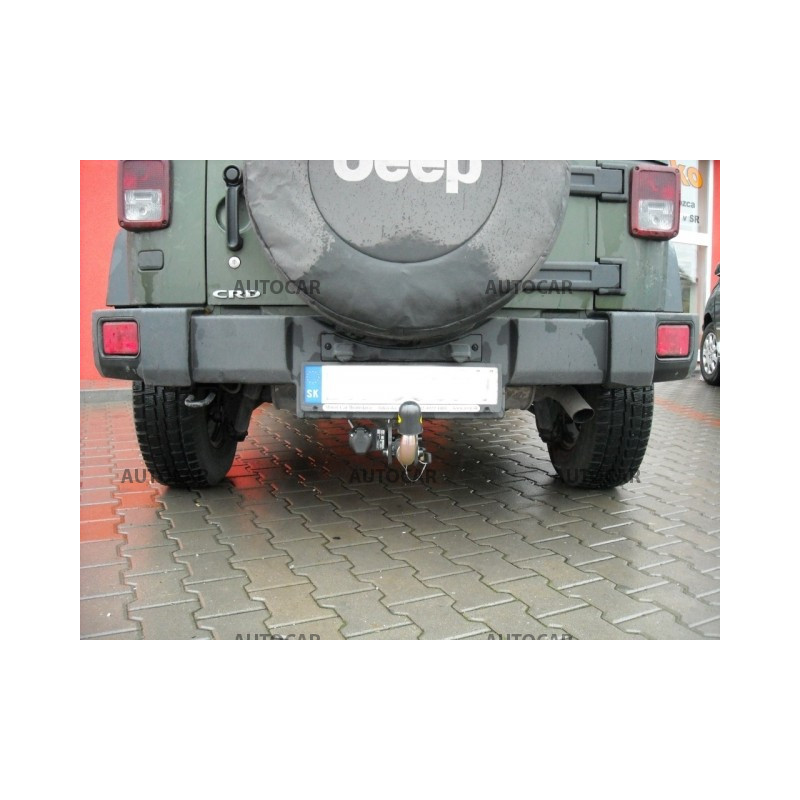 Anhängerkupplung für WRANGLER - JK - automat–AHK abnehmbar - von 2006