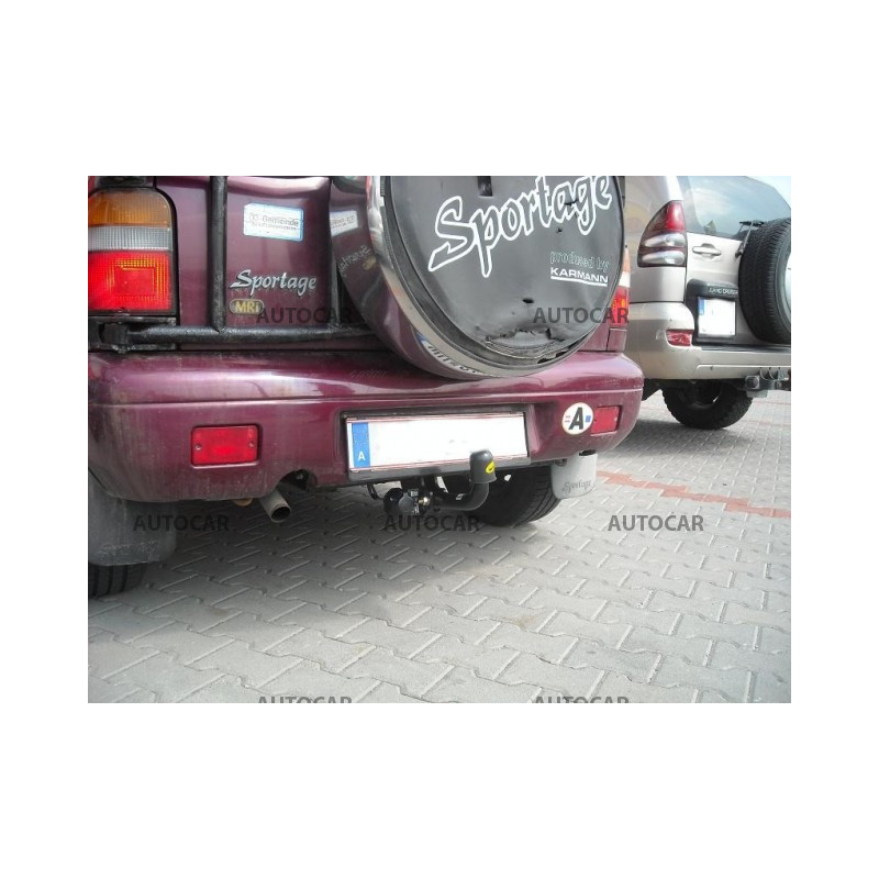 Anhängerkupplung für SPORTAGE - 5-türig, 4WD, (K 00) - manuell–AHK starr - von 1994 bis 2004