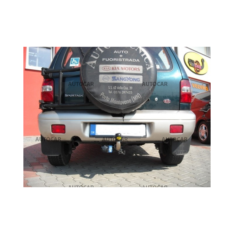 Anhängerkupplung für SPORTAGE - 5-türig, 4WD, (K 00) - automat–AHK abnehmbar - von 1994 bis 2004