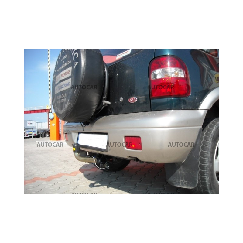 Anhängerkupplung für SPORTAGE - 5-türig, 4WD, (K 00) - automat–AHK abnehmbar - von 1994 bis 2004