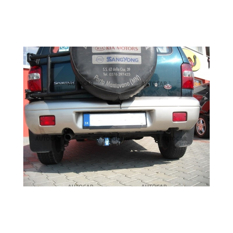 Anhängerkupplung für SPORTAGE - 5-türig, 4WD, (K 00) - automat–AHK abnehmbar - von 1994 bis 2004