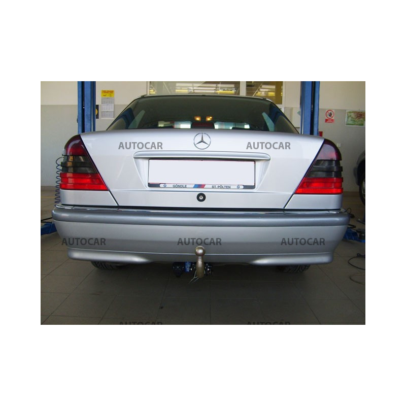 Anhängerkupplung für C - 4-türig Combi, (W 202) - automat–AHK abnehmbar - von 1993 bis 2000