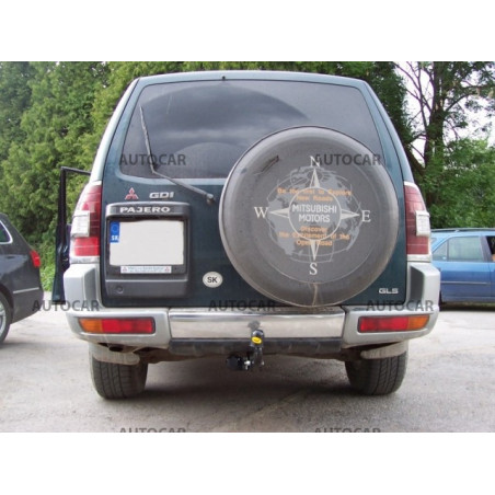Anhängerkupplung für PAJERO - 5-türig ( V60,V70 ) - manuell–AHK starr - von 2000 bis 2006/12 Anhängerkupplung für PAJERO - 5-türig ( V60,V70 ) - manuell–AHK starr - von 2000 bis 2006/12
