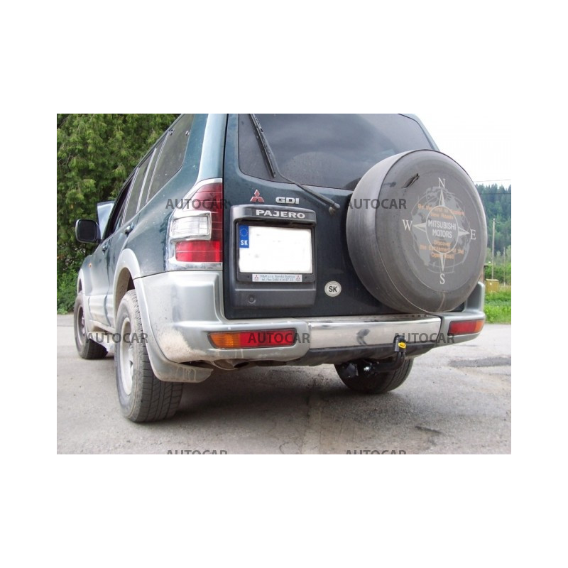 Anhängerkupplung für PAJERO - 5-türig ( V60,V70 ) - manuell–AHK starr - von 2000 bis 2006/12