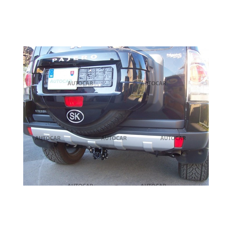 Anhängerkupplung für PAJERO - 3/5-türig - automat–AHK abnehmbar - von 2007