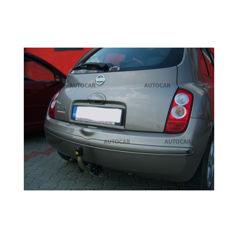 Anhängerkupplung für MICRA - 3/5-türig(K 12) - automat–AHK abnehmbar - von 2003/02