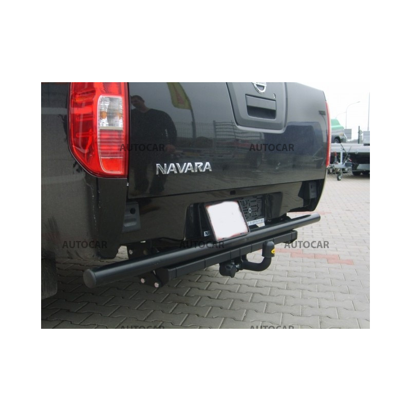 Anhängerkupplung für NAVARA - rúrkový nárazník , ( D 40 ) - manuell–AHK starr - von 2006