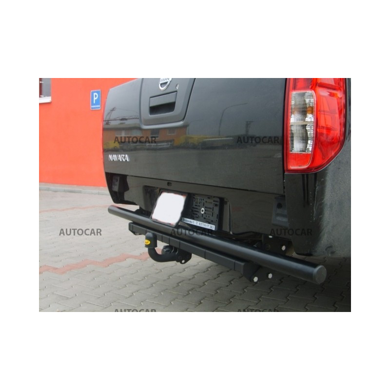Anhängerkupplung für NAVARA - rúrkový nárazník , ( D 40 ) - manuell–AHK starr - von 2006