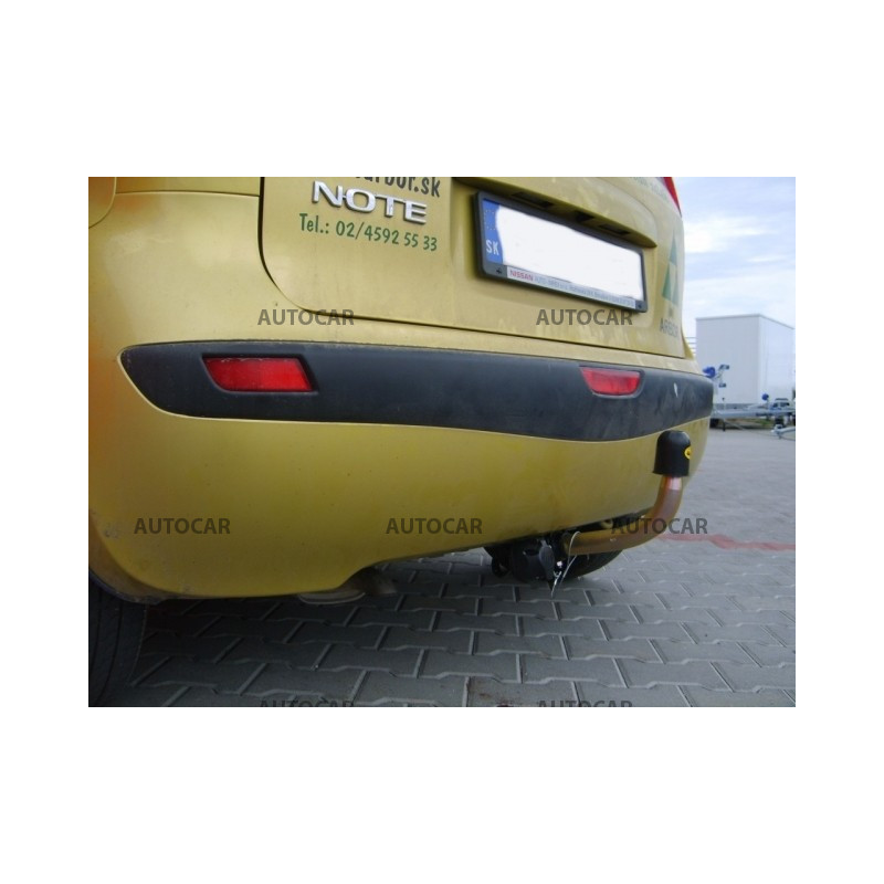 Anhängerkupplung für NOTE - ( E 11 ) - automat–AHK abnehmbar - von 2006