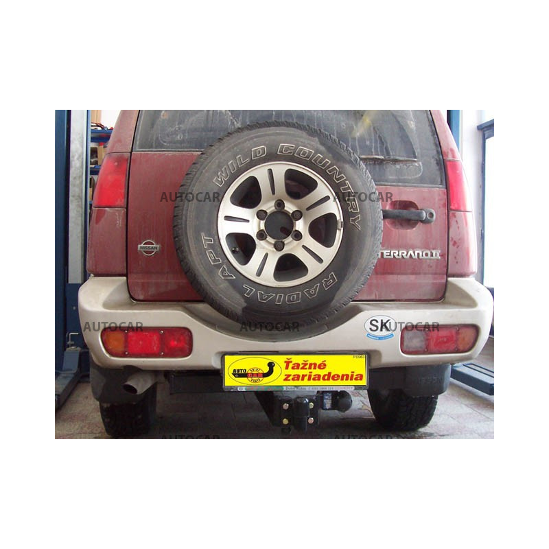 Anhängerkupplung für PATROL GR - 3/5-türig,(Y 60),výškovo polohov.guľa - manuell–AHK starr - von 1989/01 bis 1997/12