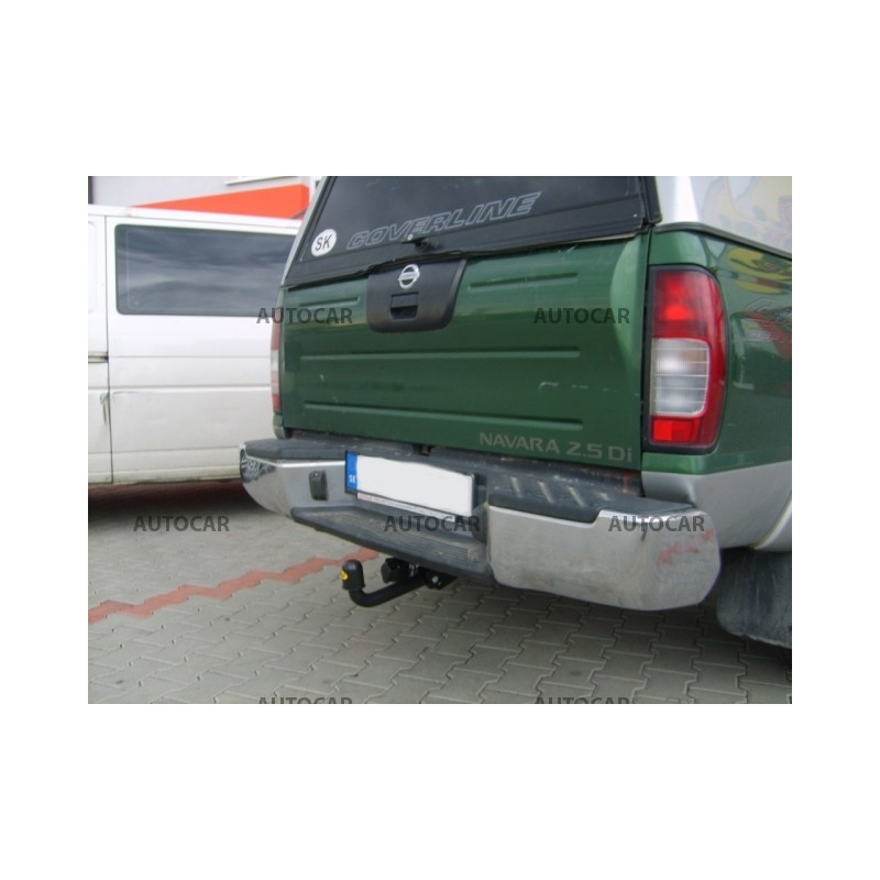 Anhängerkupplung für PICK UP-DOUBLE CUP,NP300 - (240/270) 4x4, rúrkový nárazník - manuell–AHK starr - von 2002,2007