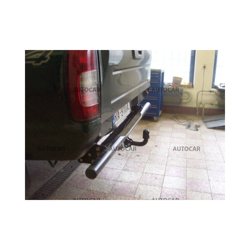 Anhängerkupplung für PICK UP-DOUBLE CUP,NP300 - (240/270) 4x4, rúrkový nárazník - manuell–AHK starr - von 2002,2007