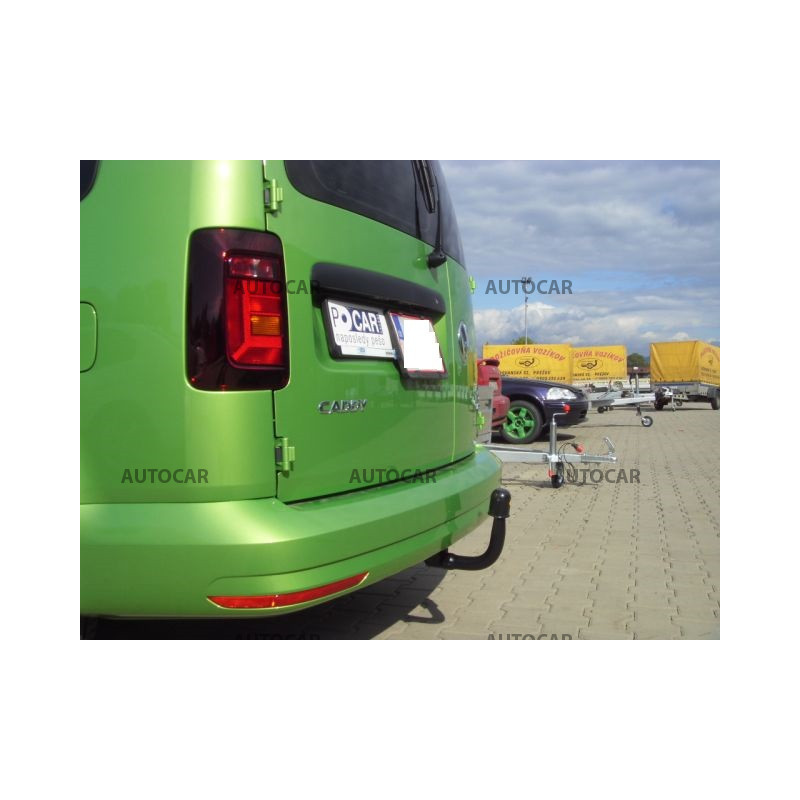 Anhängerkupplung für CADDY - Pick Up, Maxi,4x4 - vertikal–AHK abnehmbar - von2015/-