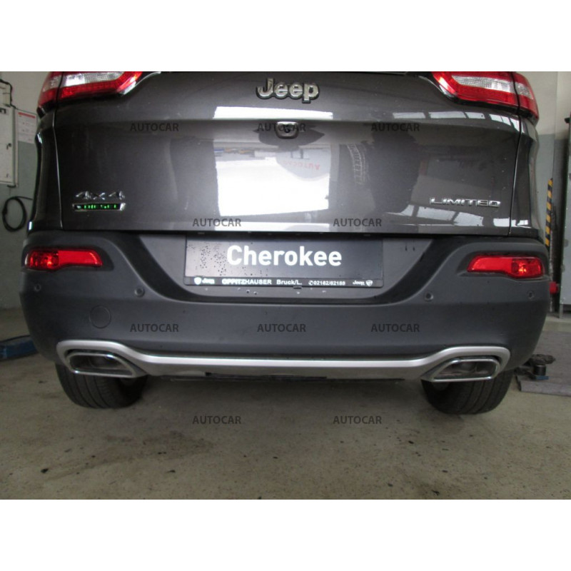 Anhängerkupplung für Jeep CHEROKEE - KL - automat vertikal–AHK abnehmbar