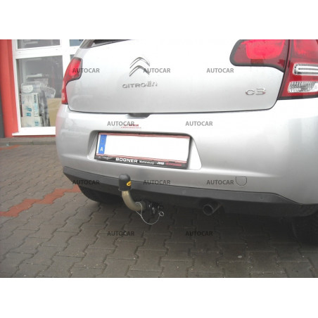 Anhängerkupplung für C 3, DS 3 - 5-türig - automat–AHK abnehmbar - von 2009 Anhängerkupplung für C 3, DS 3 - 5-türig - automat–AHK abnehmbar - von 2009