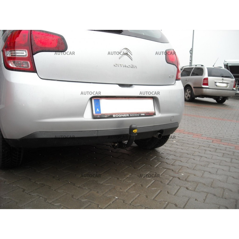 Anhängerkupplung für C 3, DS 3 - 5-türig - manuell–AHK starr - von 2009