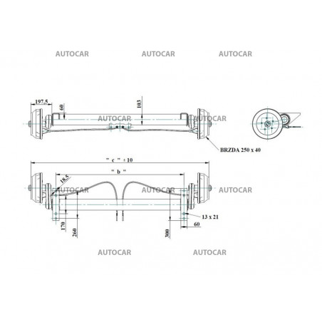 Achse bis 1500 kg