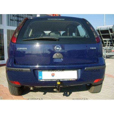 Anhängerkupplung für Opel CORSA - "C" - manuall–AHK starr