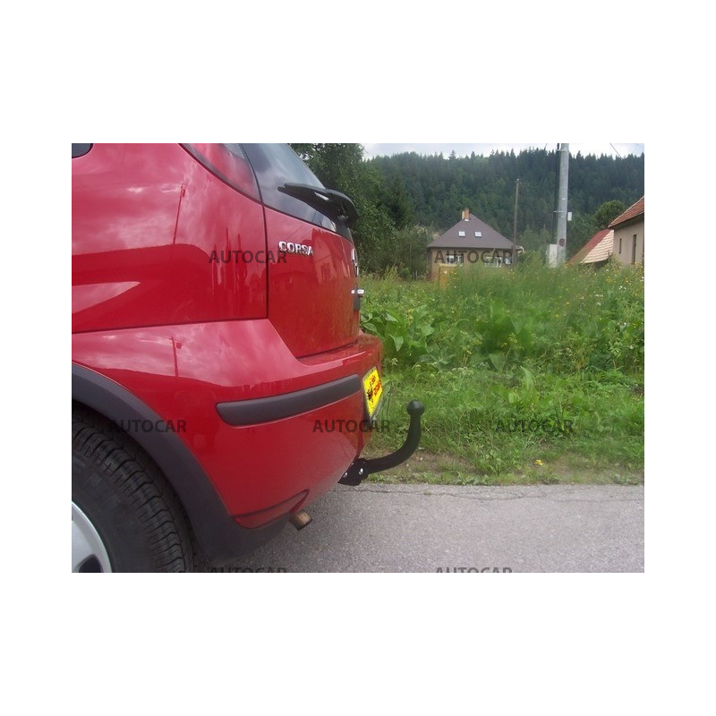 Anhängerkupplung für Opel CORSA - "C" - manuall–AHK starr