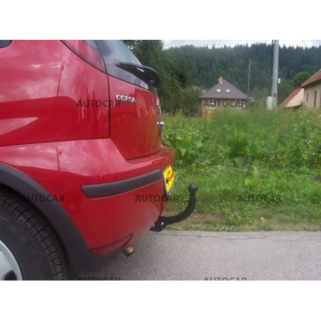 Anhängerkupplung für Opel CORSA - "C" - manuall–AHK starr