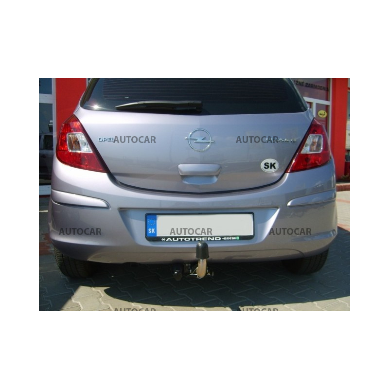 Anhängerkupplung für CORSA - "D" 3,5dv - automat–AHK abnehmbar - von 2006