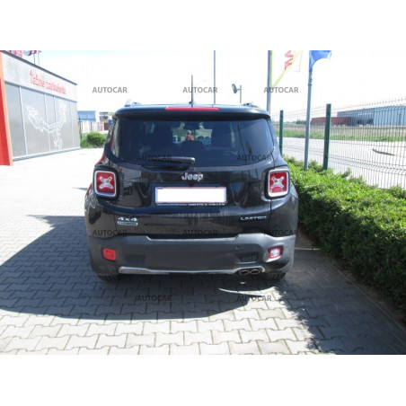 Anhängerkupplung für FIAT 500X -- automat–AHK vertikal abnehmbar - von 2014/-