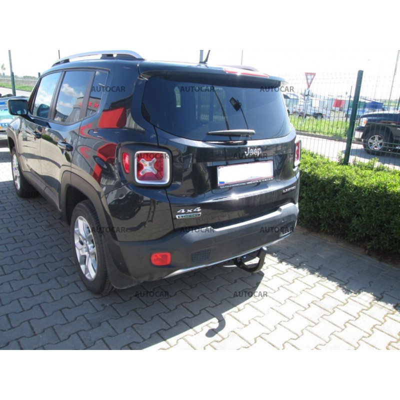 Anhängerkupplung für FIAT 500X -- automat–AHK vertikal abnehmbar - von 2014/-