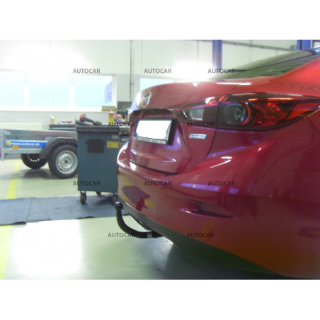 Anhängerkupplung für Mazda 3 - J36A - 4 tür. - automat vertikal–AHK abnehmbar Anhängerkupplung für Mazda 3 - J36A - 4 tür. - automat vertikal–AHK abnehmbar