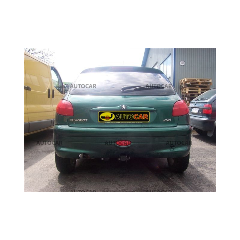 Anhängerkupplung für Peugeot 206 - automat–AHK abnehmbar