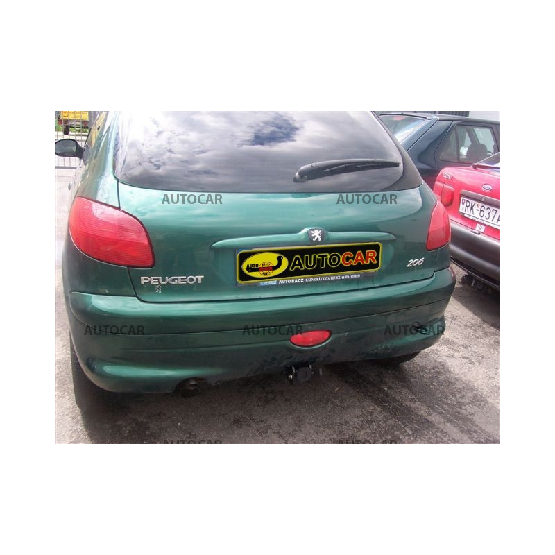 Anhängerkupplung für Peugeot 206 - automat–AHK abnehmbar