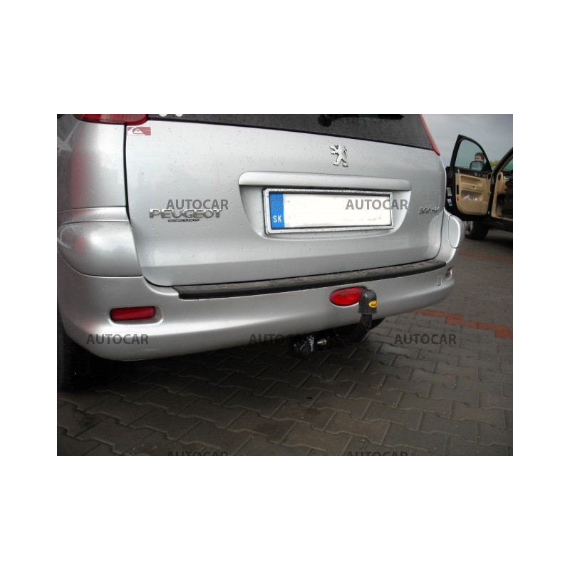 Anhängerkupplung für 206 SW - Combi - automat–AHK abnehmbar - von 2002