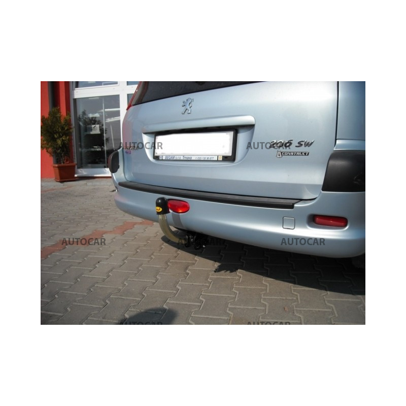 Anhängerkupplung für 206 SW - Combi - manuell–AHK starr - von 2002