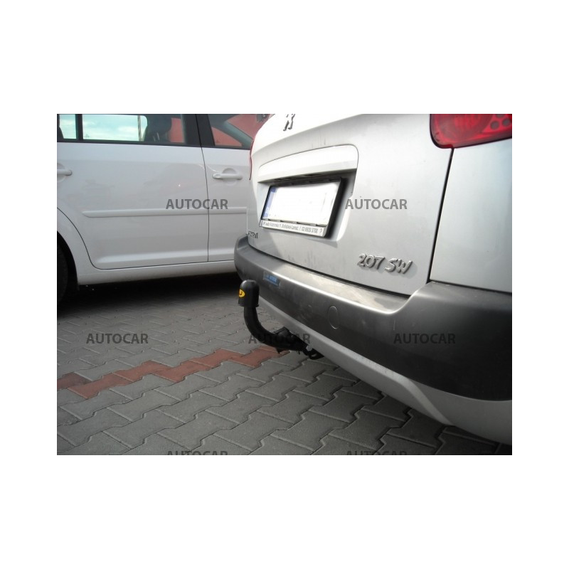 Anhängerkupplung für 207 SW - combi - manuell–AHK starr - von 2007