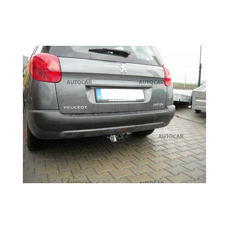 Anhängerkupplung für 207 SW - combi - automat–AHK abnehmbar - von 2007