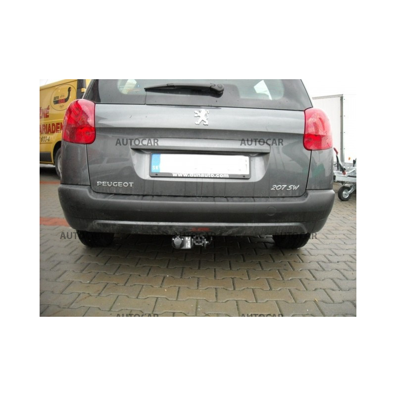 Anhängerkupplung für 207 SW - combi - automat–AHK abnehmbar - von 2007