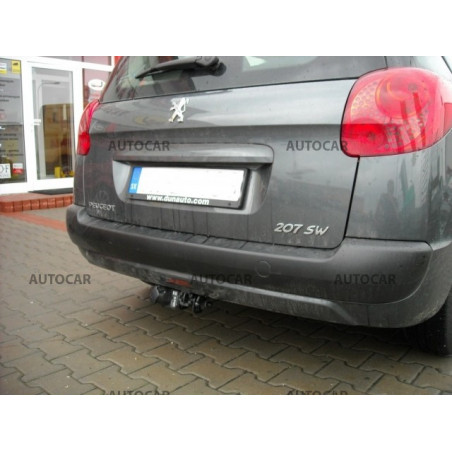 Anhängerkupplung für 207 SW - combi - automat–AHK abnehmbar - von 2007 Anhängerkupplung für 207 SW - combi - automat–AHK abnehmbar - von 2007