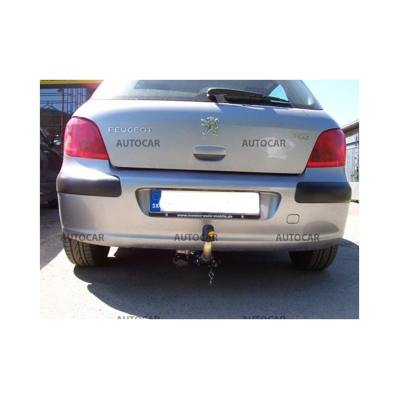 Anhängerkupplung für Peugeot 307 - 3/5 tür. - automat–AHK abnehmbar