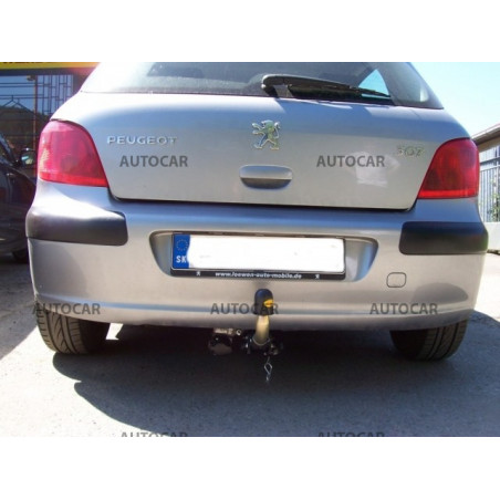 Anhängerkupplung für Peugeot 307 - 3/5 tür. - automat–AHK abnehmbar