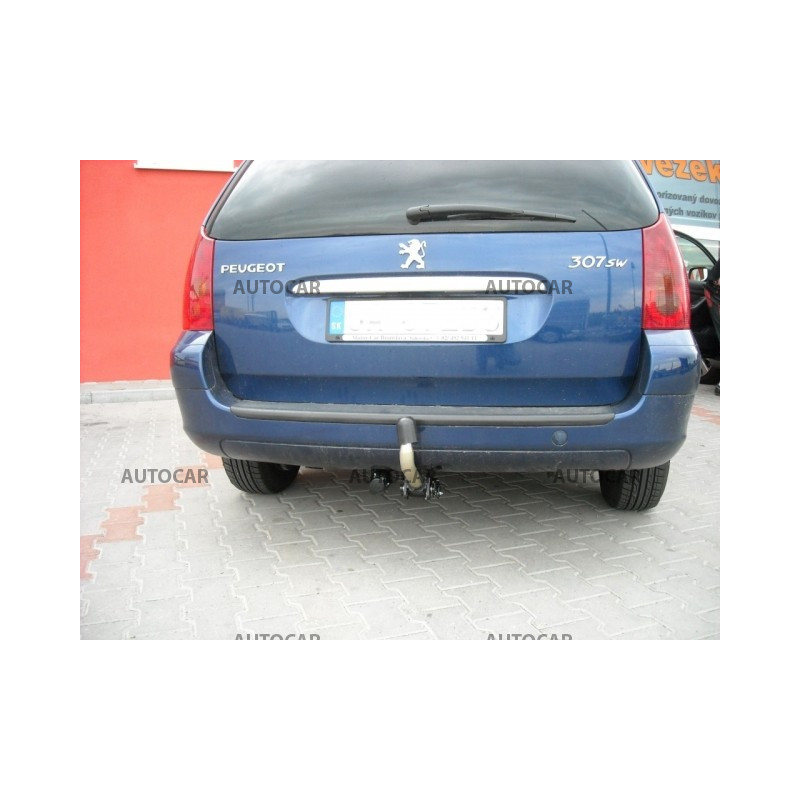 Anhängerkupplung für 307 SW - Combi - automat–AHK abnehmbar - von 2001