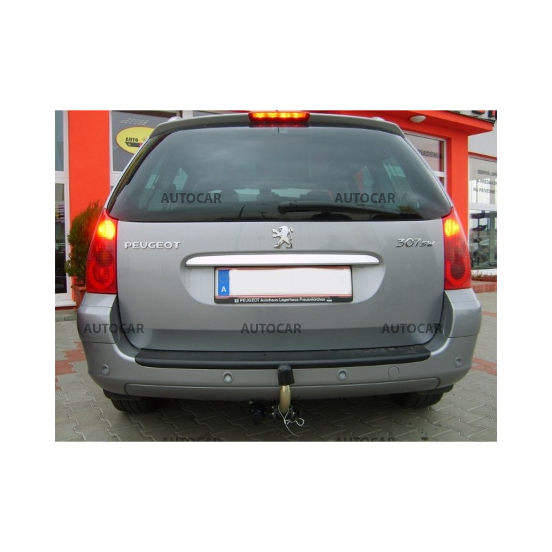 Anhängerkupplung für 307 SW - Combi - automat–AHK abnehmbar - von 2001